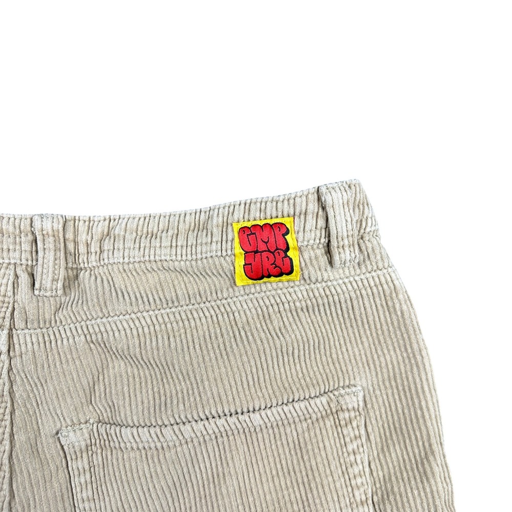 Empyre Relaxed Corduroy Pants Mens 34 Khaki Tan Baggy Skate Grunge RN116442